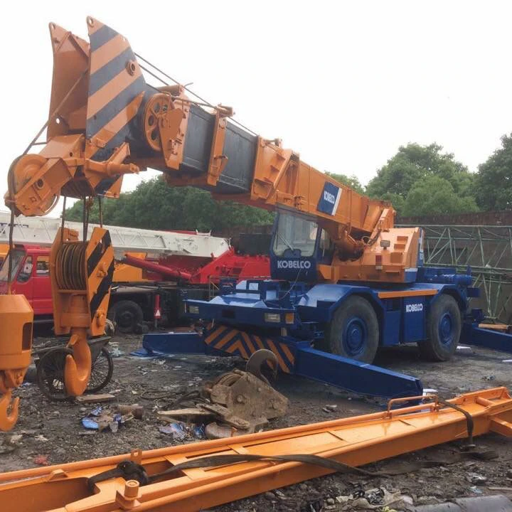 Б/у 25 тонн TADANO/Kobelco повышенной проходимости кран для продажи Kobelco RK250M крана оригинал из
