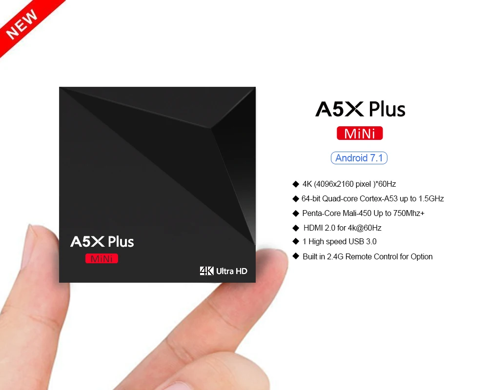 скачать 1 ГБ оперативной памяти a5x плюс android 7.1 цифровое телевидение конвертер real player 4 К ultra hd tv коробка