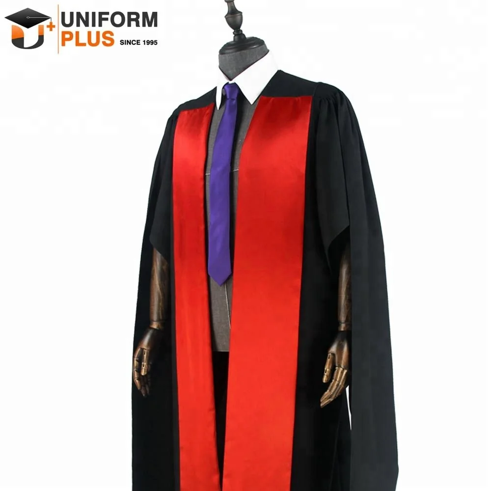 Австралийское, британское, докторское выпускное платье