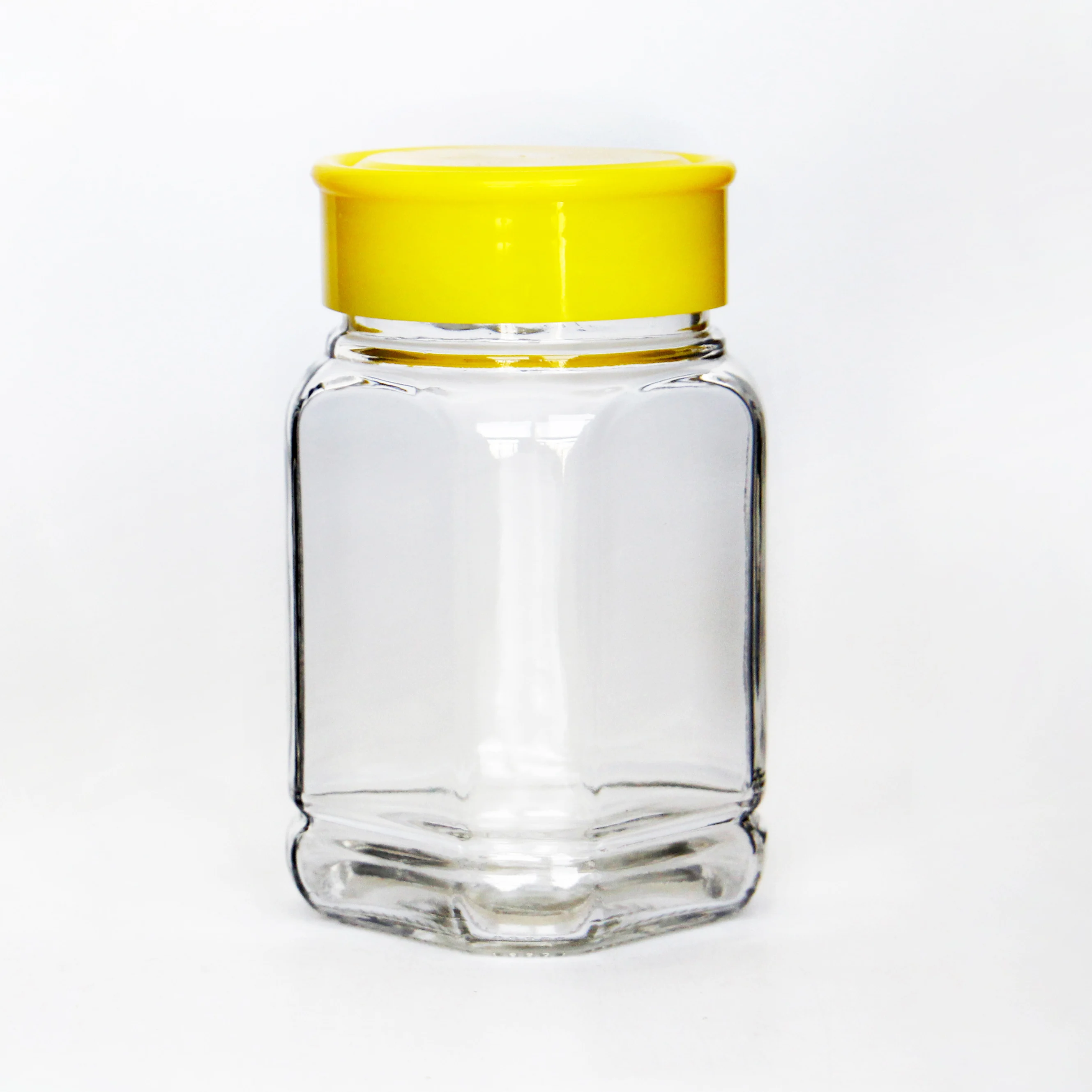 400ml 700ml New Type Food Industrial Coffee Packing Glass Jar with Plastic Lid for Coffee Beans Storage