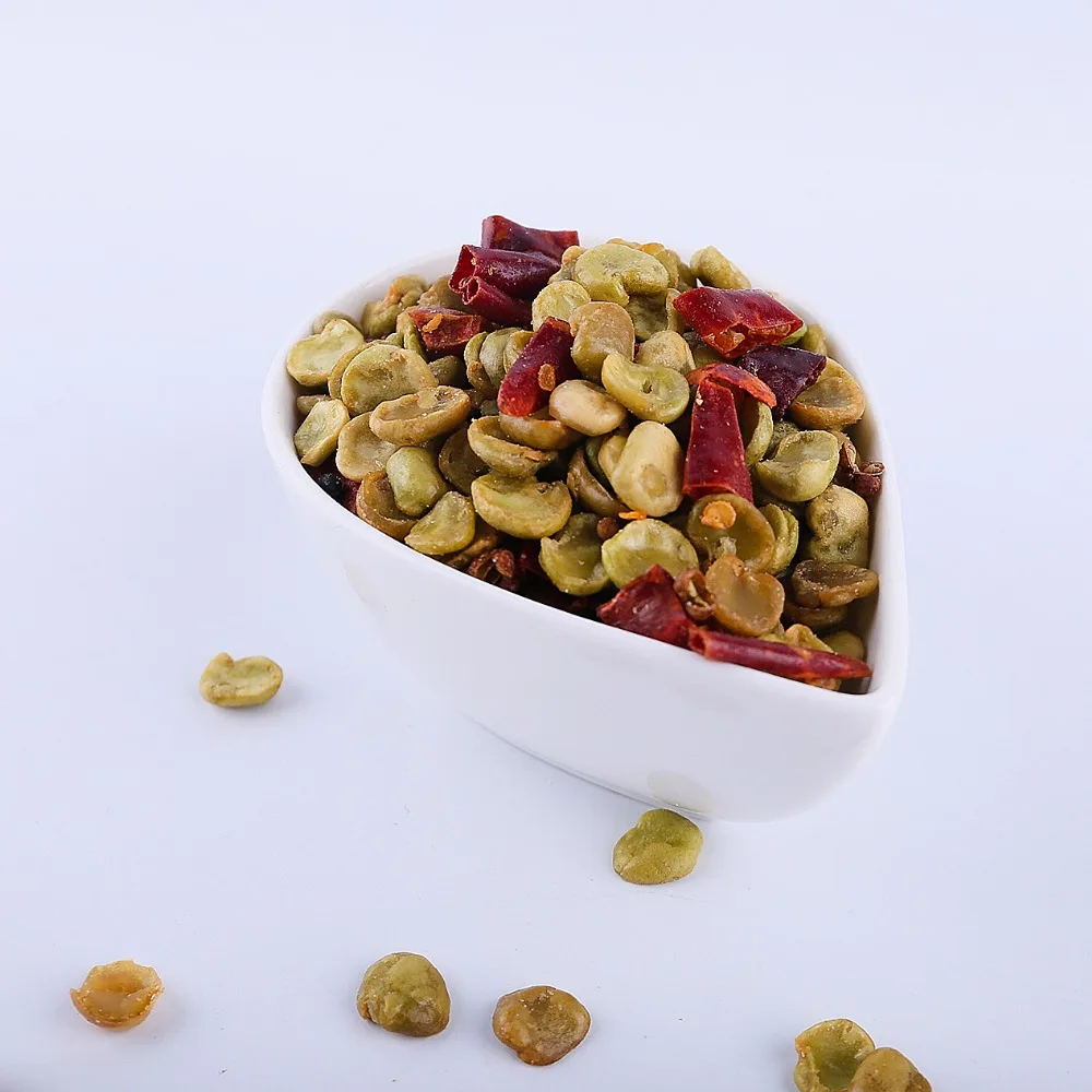 BBQ Green Peas Bulk packing Canada marrowfat  peas snack