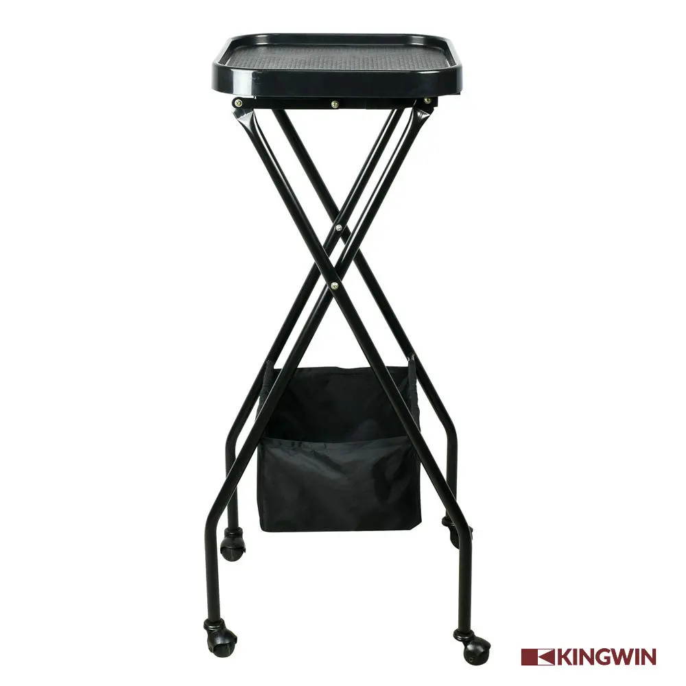 Beauty hair salon trolley Folding Service Tray