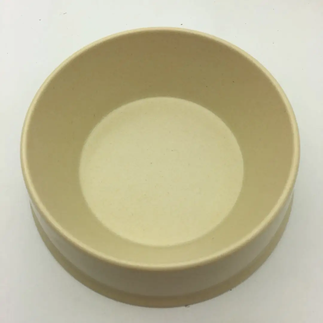 Biodegradable bamboo fiber small animals puppy pet salad water bowl