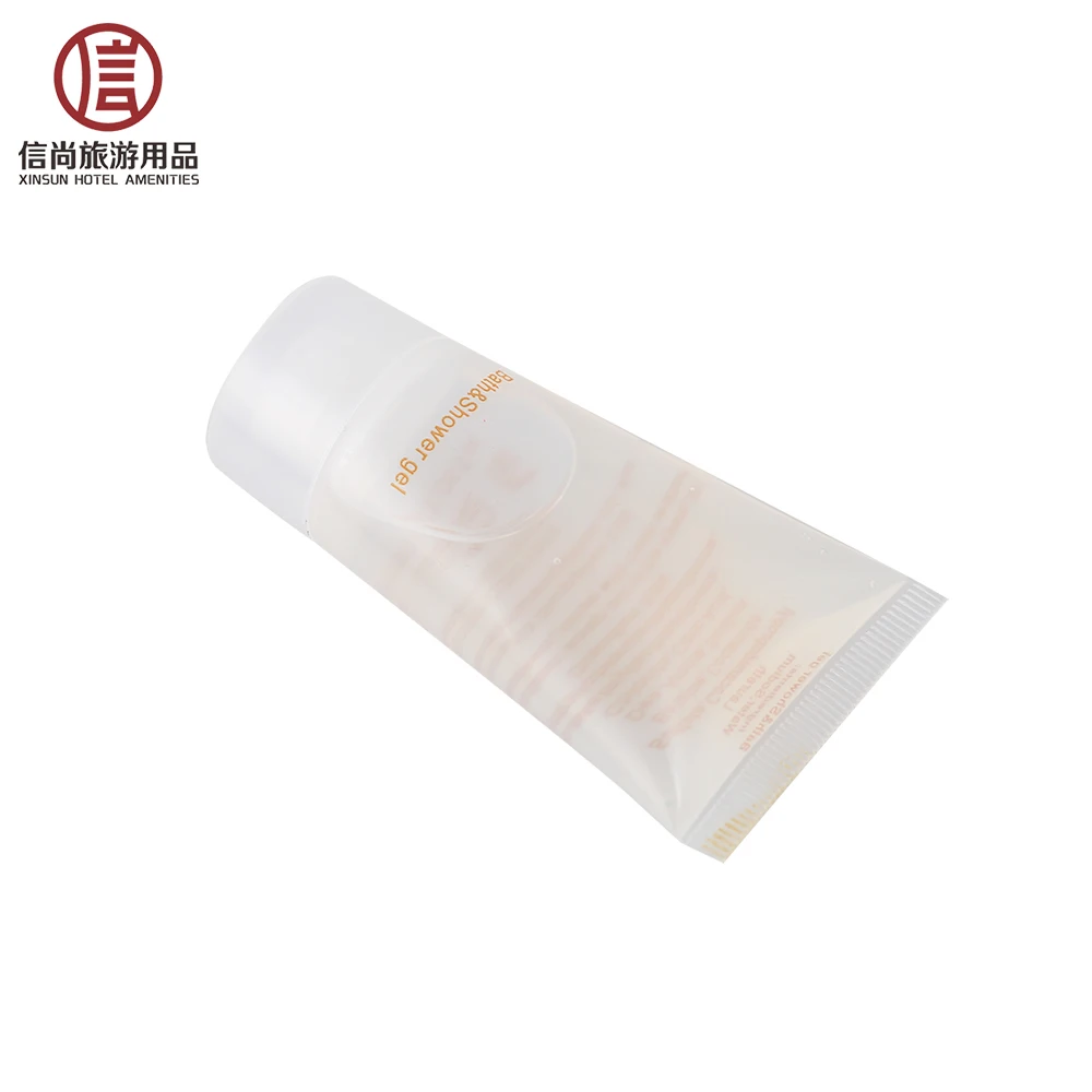Hotel supplies hotel amenities empty polyethylene shampoo bottle and tube