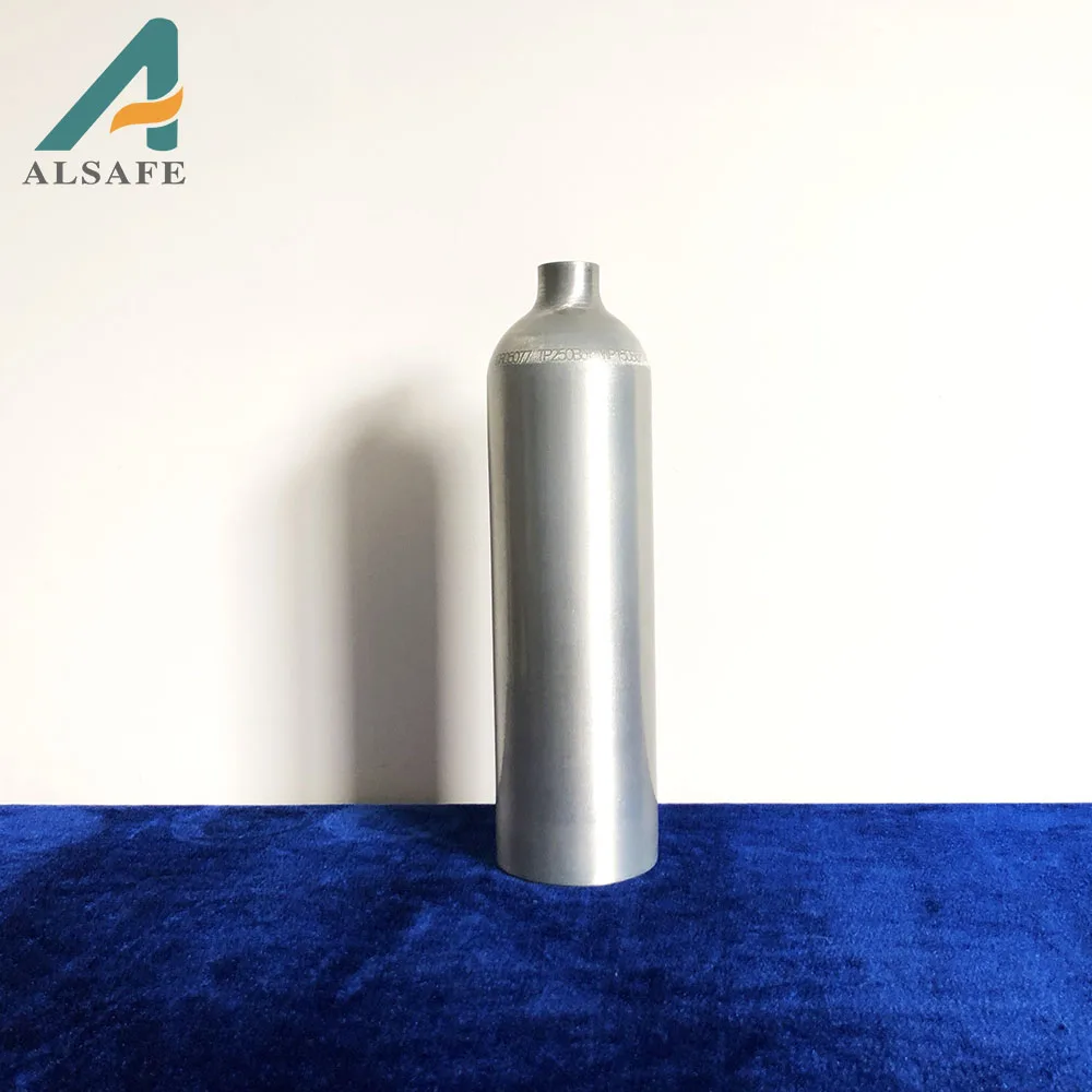 High quality 1L -15Mpa aluminum gas tank,co2 tank ,Industrial gas tank