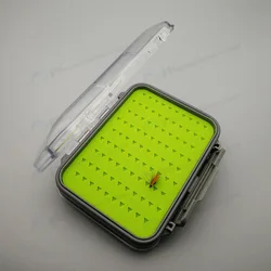 125*100*42mm fly fishing Double Side Plastic Waterproof silicone fishing lure package box