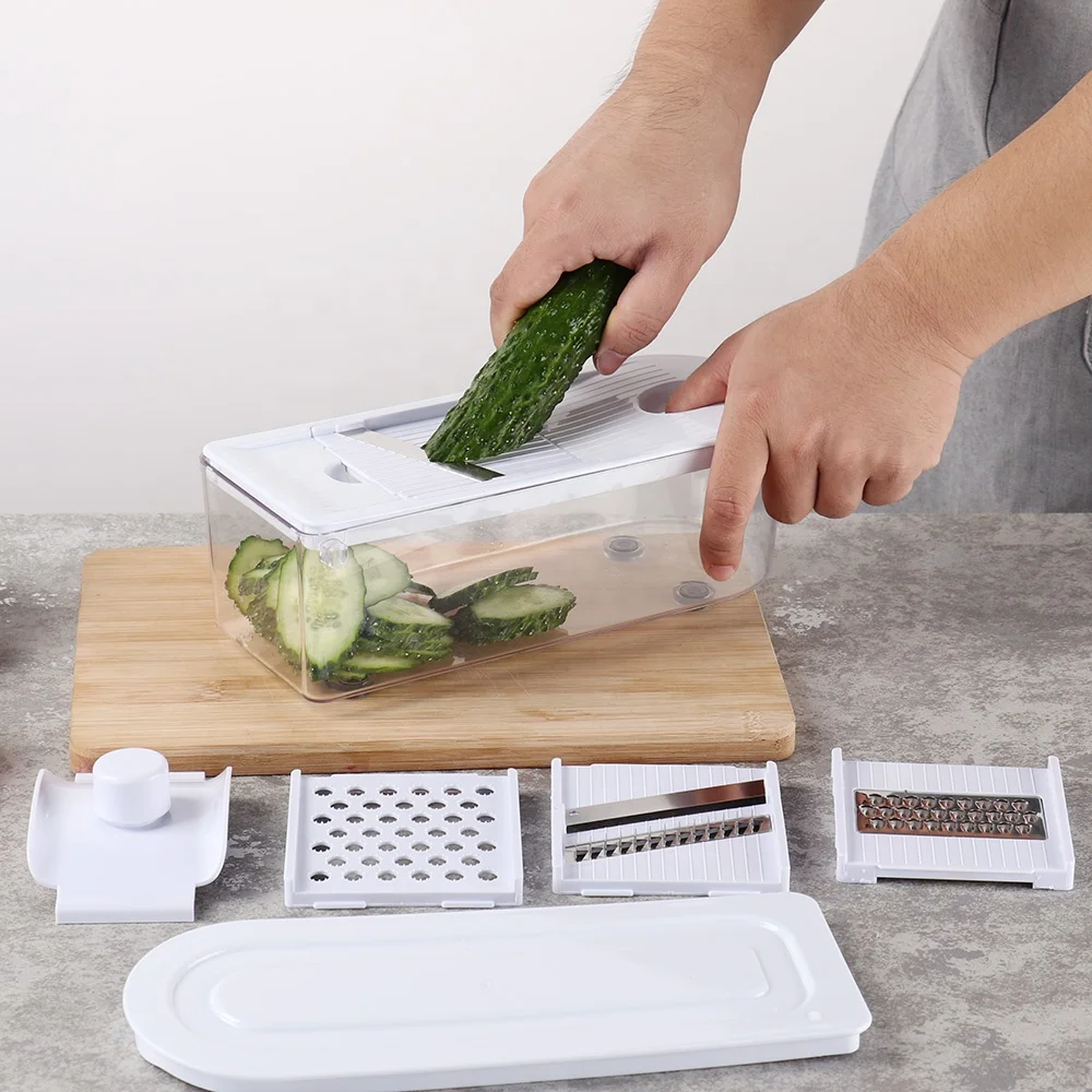 Plastic Multi Wonder Manual Slicer Manual Super Slicer With 9 Blades