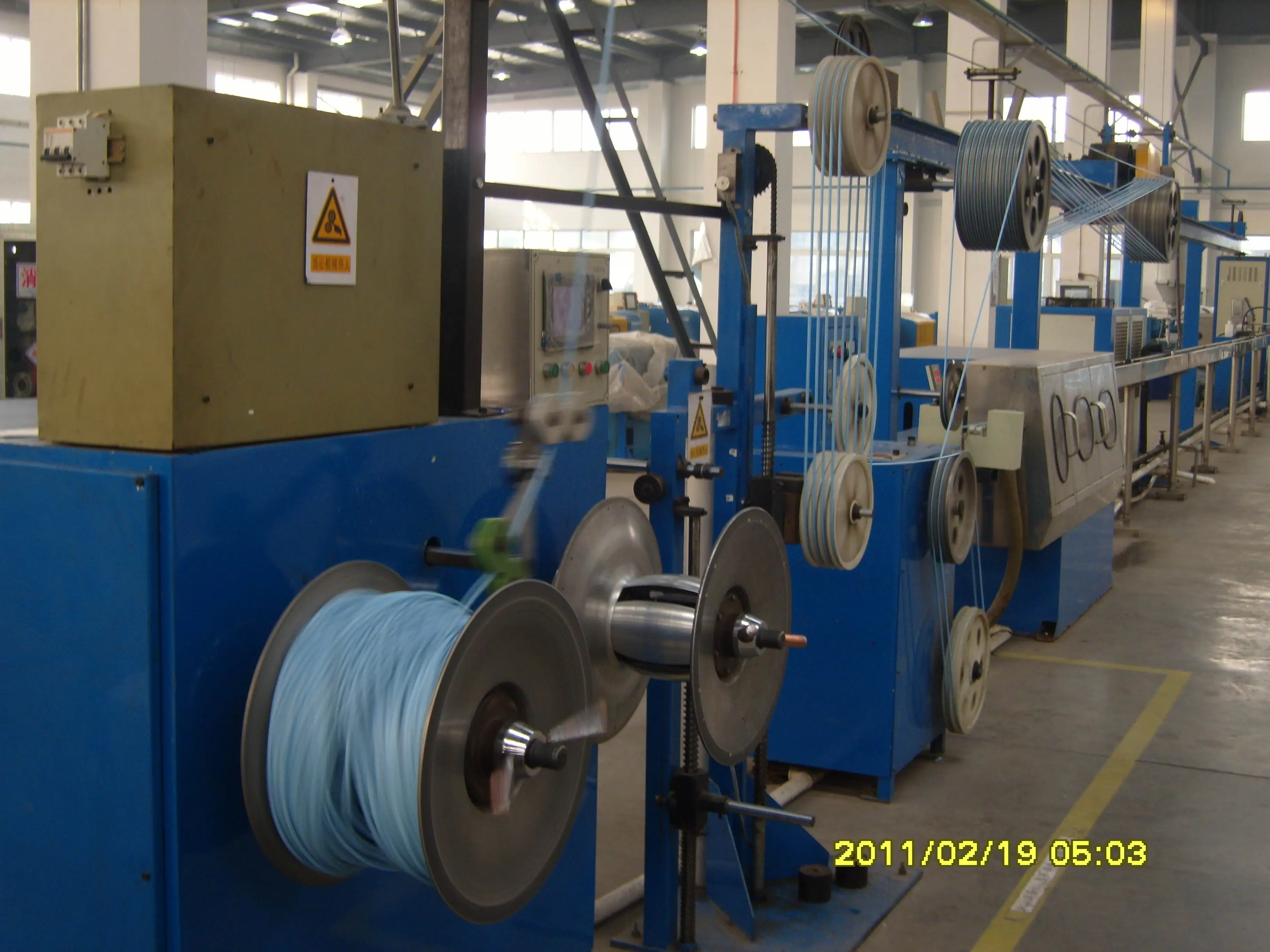 Physical Foaming Coaxial Cable Data Cable Extrusion Production Machine