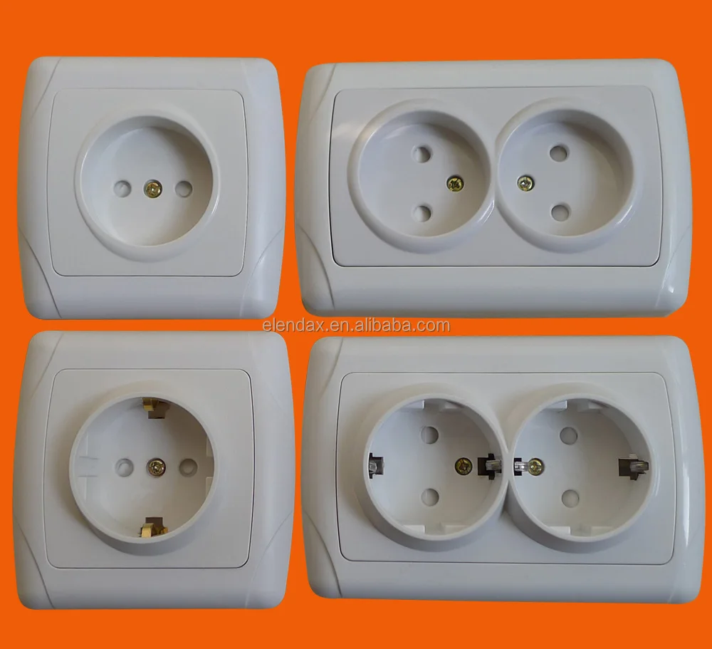 Germany schuko waterproof light socket