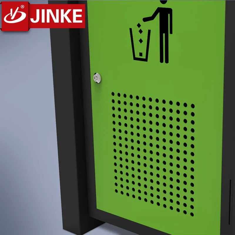 Metal Recycling Automatic Solar Trash Can Fancy Dustbin Type