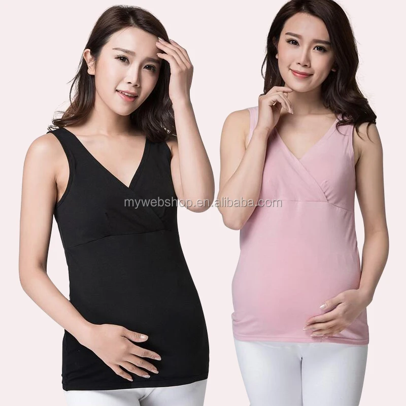 Maternity Underwear Cotton Nursing Camisole Pregnant Wireless Outdoor women maternity vest nursing vest maternity clothes