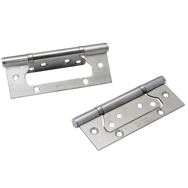 ss304 butterfly flush sub mother door hinge with two ball bearing