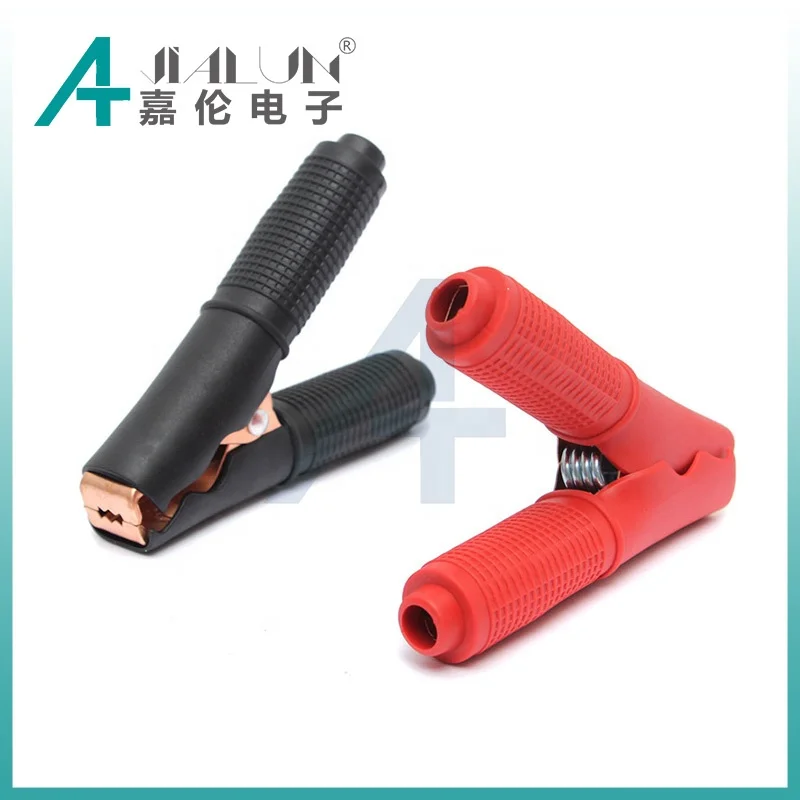 JIALUN 100A 94.5MM Copper Plated Fully Insulated Caravan Car Charging Battery Clamp