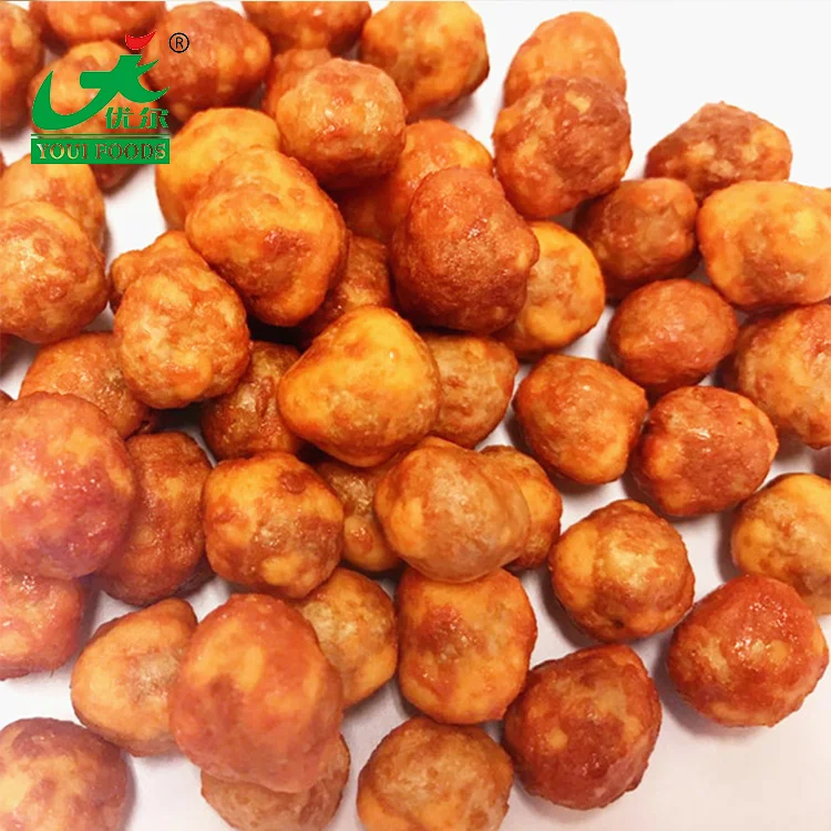 hot selling crispy green peas OEM good taste hot Paprika Cajun flavor coated green peas