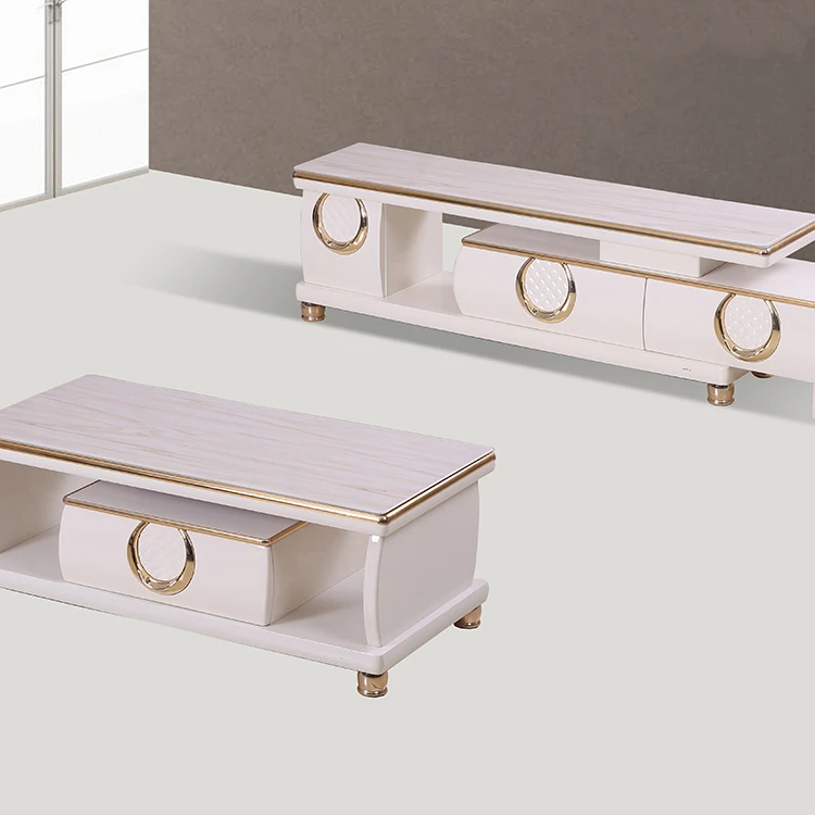 
wholesale modern Tempered glass mdf long low white and black gloss tv cabinet for tv 