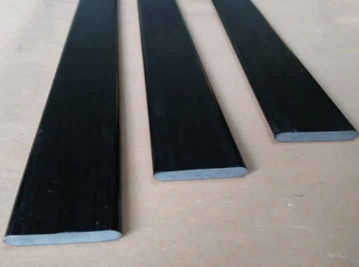 Factory direct profile pultruded carbon fiber solid bar strip