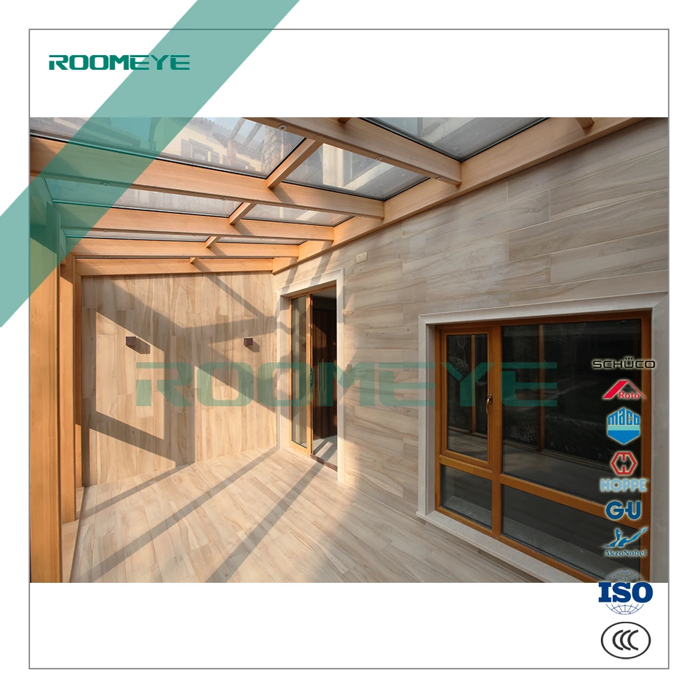 Aluminum wood coffee lounge, winter garden /Conservatory