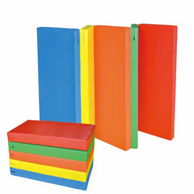 New products  gymnastic exercise pvc folding mat for fitness interlock