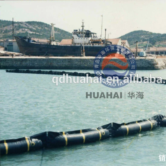 Надувные резиновые бум разлива нефти