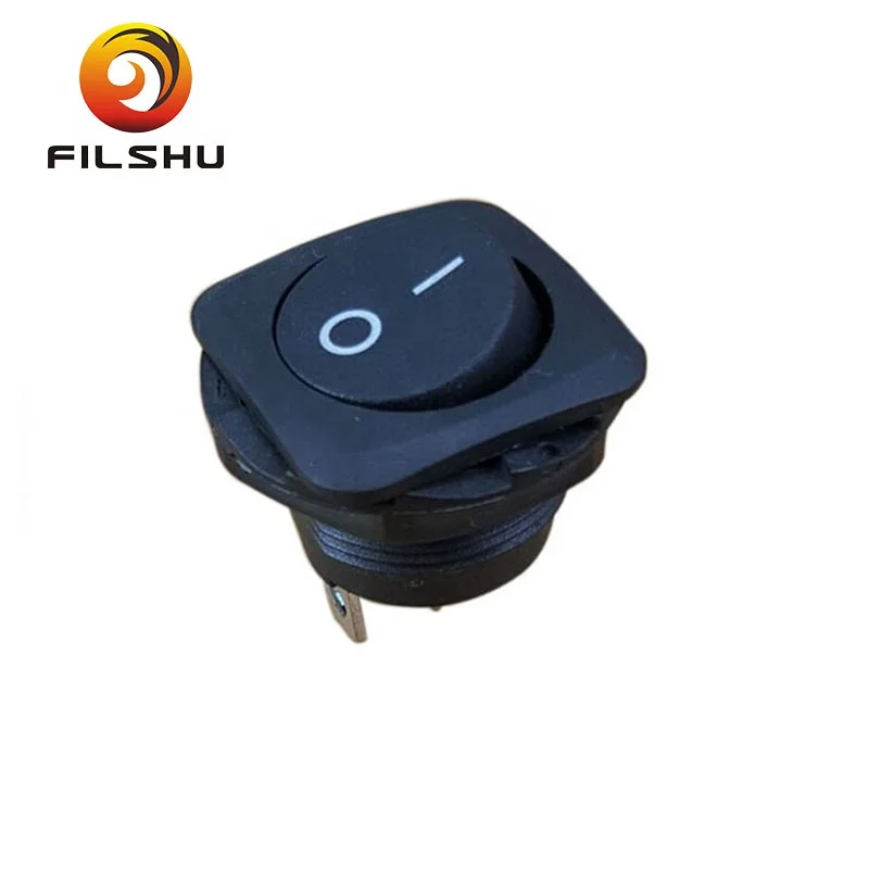 on off mini waterproof round rocker switches