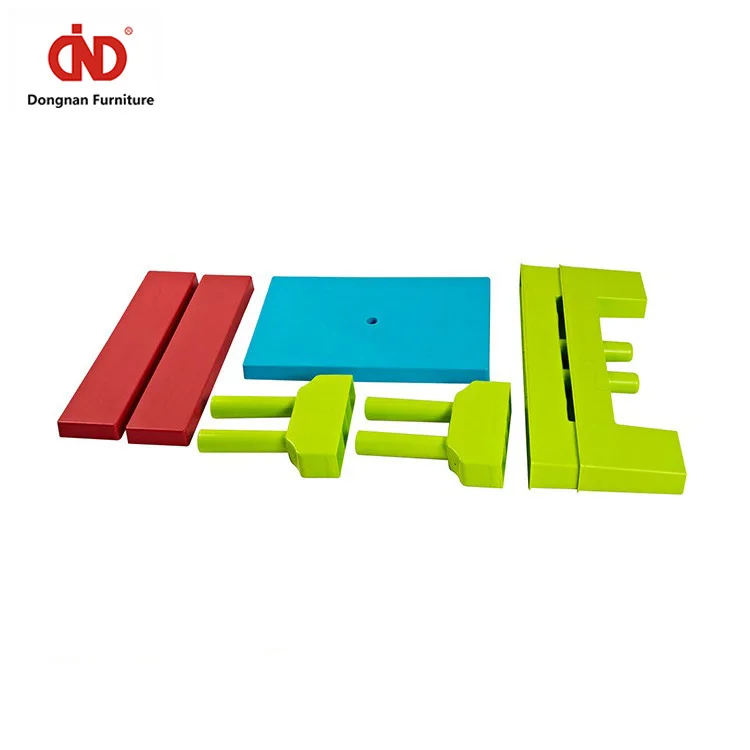 Hot Sale Plastic Play Children Kids Folding Table Set