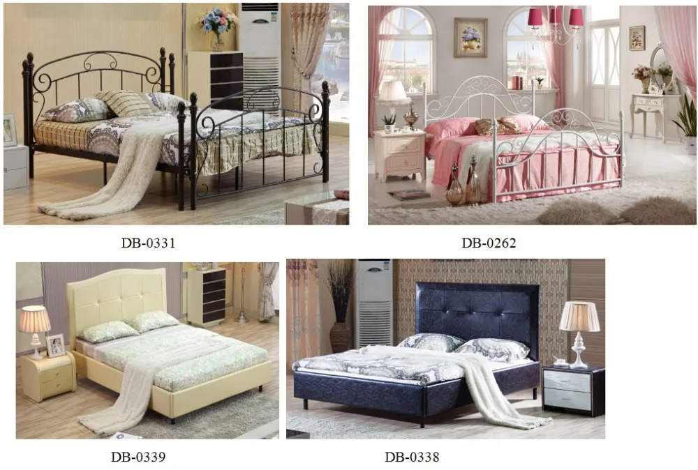 
online shop china of iron metal bed bedroom set furniture for sale 