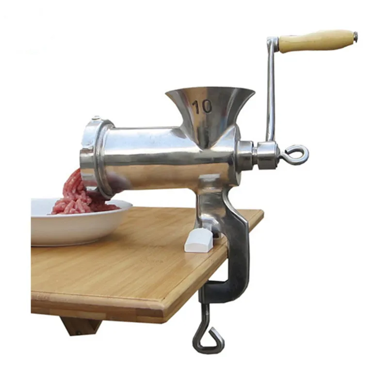Easy clean Stainless Steel Manual Meat Grinder Grinding Machine