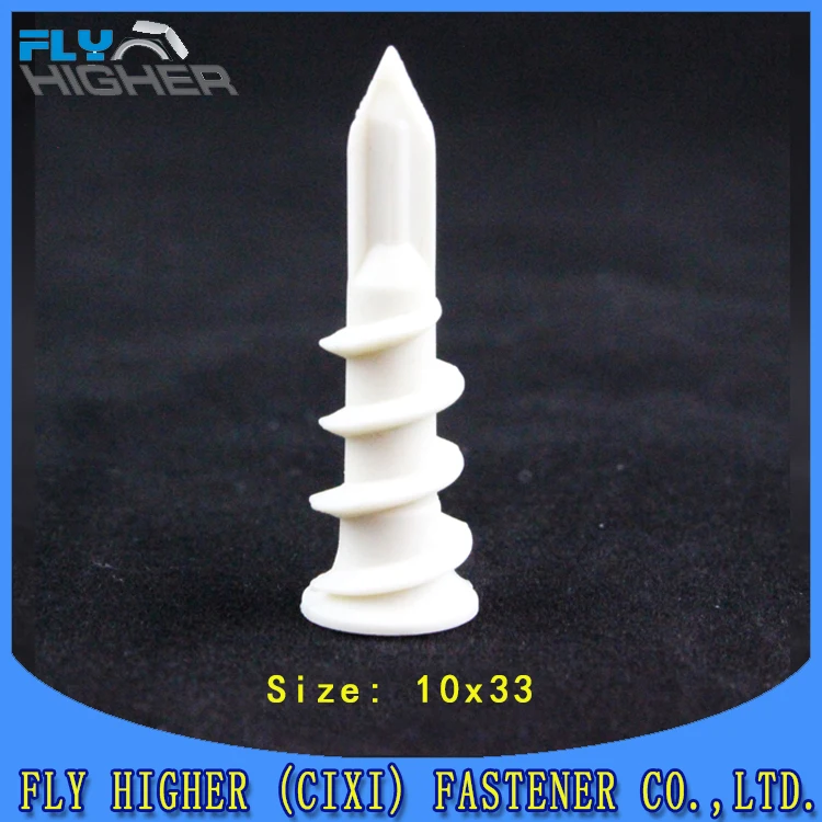 Plastic drywall easy drive anchor 10x33 Easy anchor speed anchor