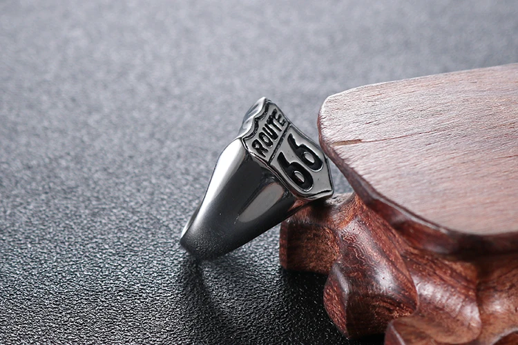 Мужские Кожаные Мотоциклетные Перчатки без клуб дорога 66 тема Байкер Harley направляющее кольцо из нержавеющей стали или американским размерам 7-13 лет