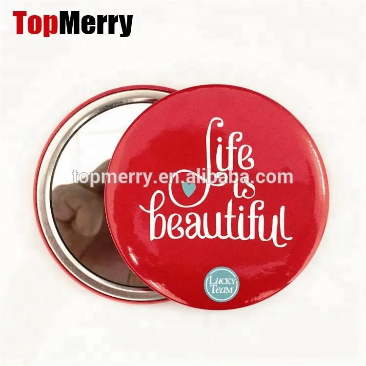 Factory offer custom hand pocket mirror on sale