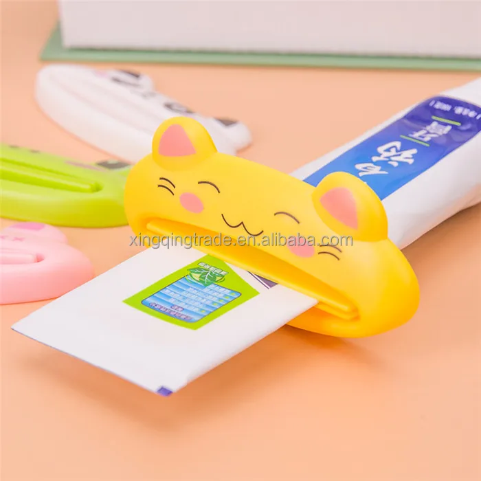 Cute Animal multifunction squeezer / toothpaste squeezer Home Commodity Bathroom Tube Cartoon Toothpaste Dispenser