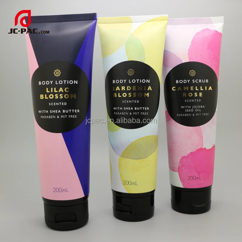 Hair Cream Containers Tube Cosmetic, Tube with Dual Color Cap