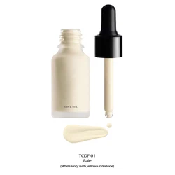 Private Label 24 Colors Wholesale Full Coverage Control  Matte Liquid  Drop Foundation Face Makeup