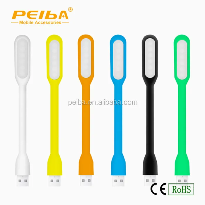 
USB LED Light Flexible Silicone 5V 1.2A USB Lamp For Power Bank Computer 