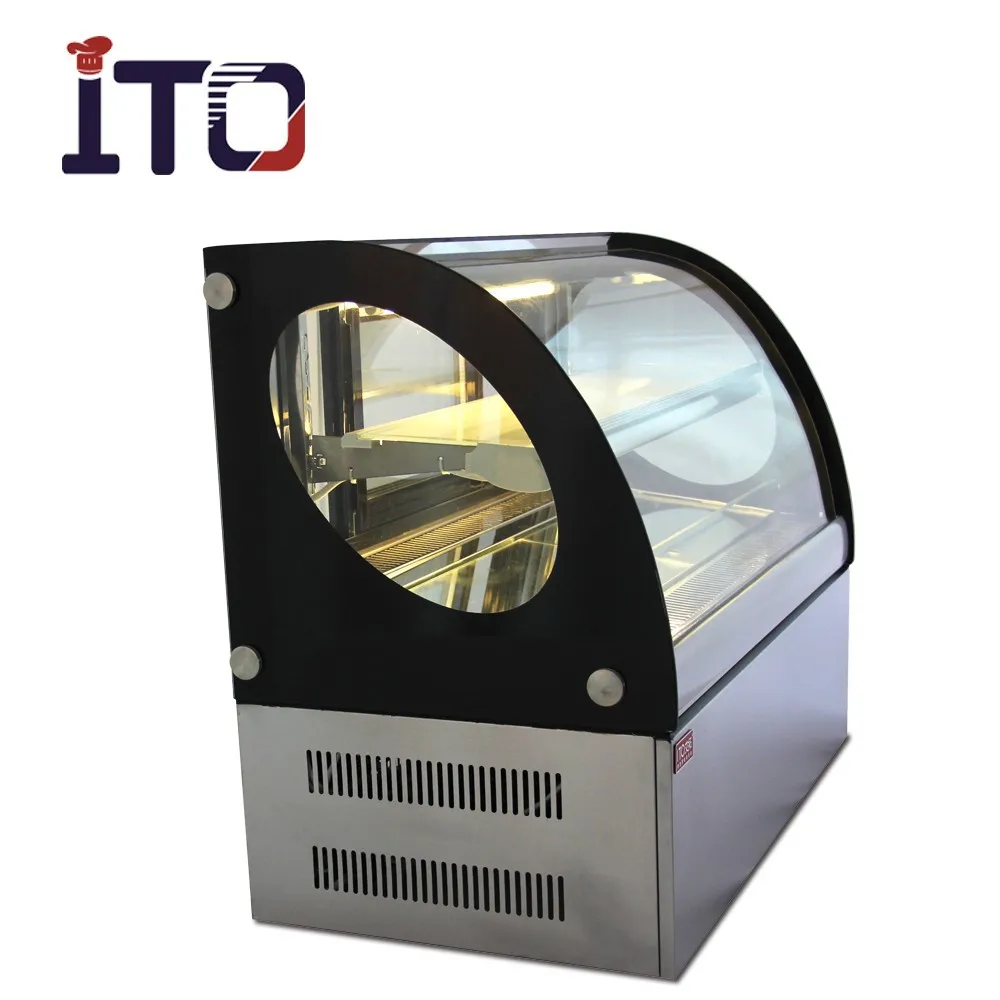 RI-900 из гнутого стекла торт дисплей холодильник хлебобулочных изделий