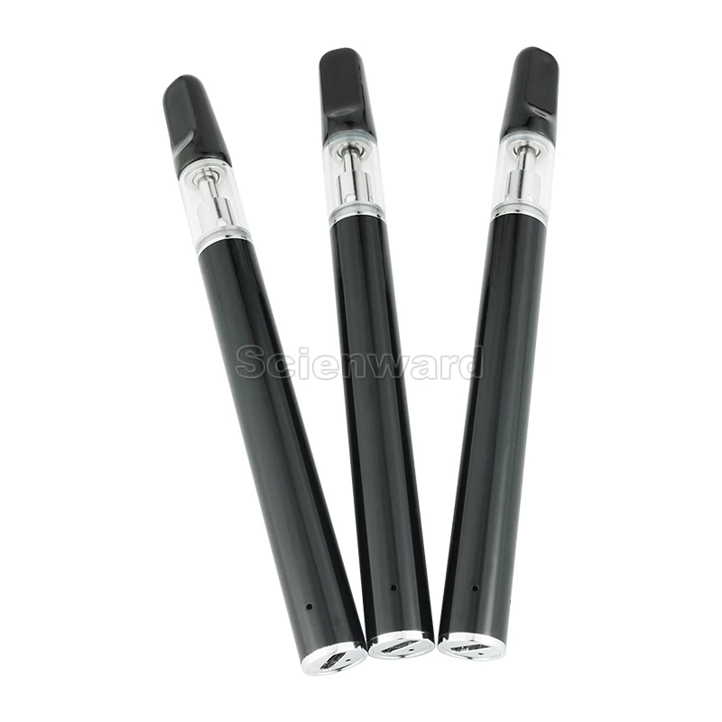 Glass and metal empty vape pen cartridge set with USB charger port