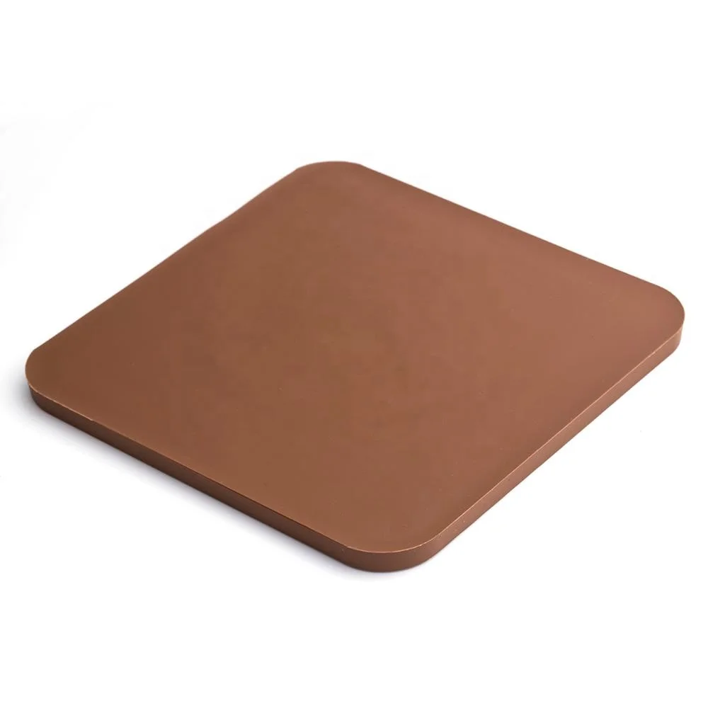 
Cute cartoon cheap soft PVC rubber square beer cup custom shape coasters 