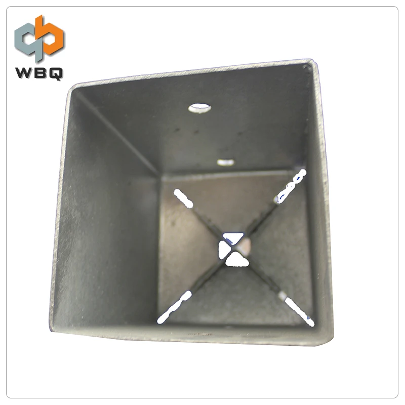 cheap square pole anchor for garden and fence