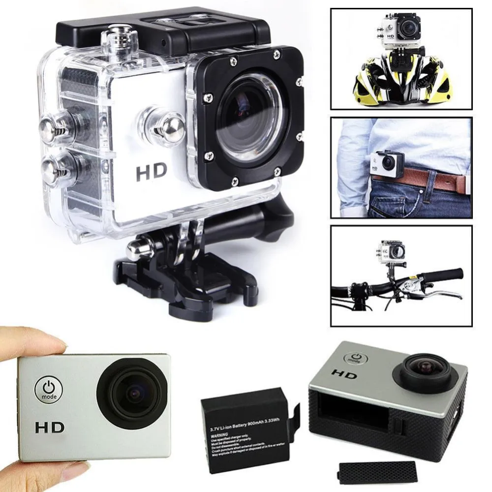 Action Caméra Enregistreur Vidéo HD 1080 P 12MP Étanche 30 M - Gold + Trepied Maroc casablanca rabat tanger marrakech HTB14x3YLXXXXXXpXFXXq6xXFXXXs - Action Caméra Enregistreur Vidéo HD 1080 P 12MP Étanche 30 M - Gold + Trepied