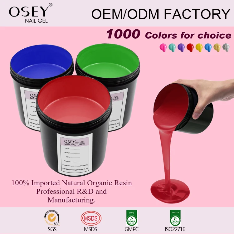
OSEY Wholesale Long Lasting colorful organic nail chameleon gel polish Builder nail gel 
