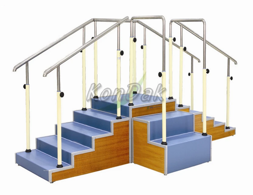 Rehabilitation Two-ways wooden walking training ladder