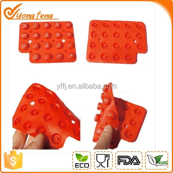 
silicone Intercom Button Soft Conductive Remote Control Buttons 