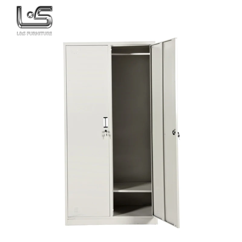 2017 latest desirable 2 door clothing steel locker wardrobe in alibaba