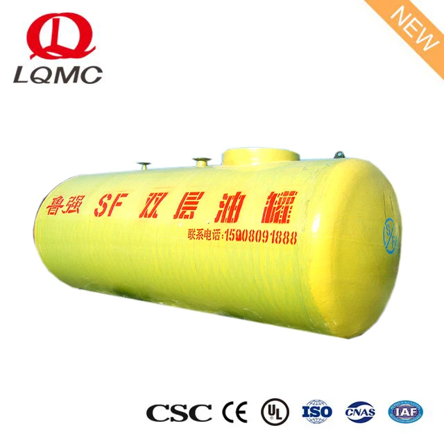 Two chambers 60000 liter 12000 gallon double walled fuel oil tank