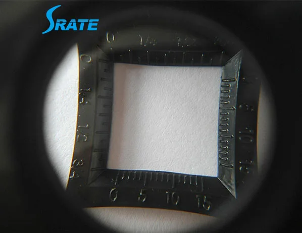 MG14111 8x Folding Stand small Magnifier glass lens with scale magnifying