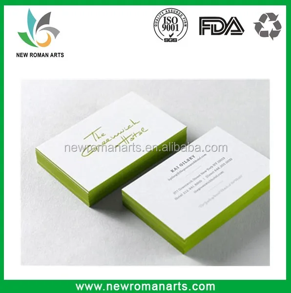 Customized Beautiful Design Business Card Printing Deboss/Emboss,White Background Luxury Foil Stamping Paper Card