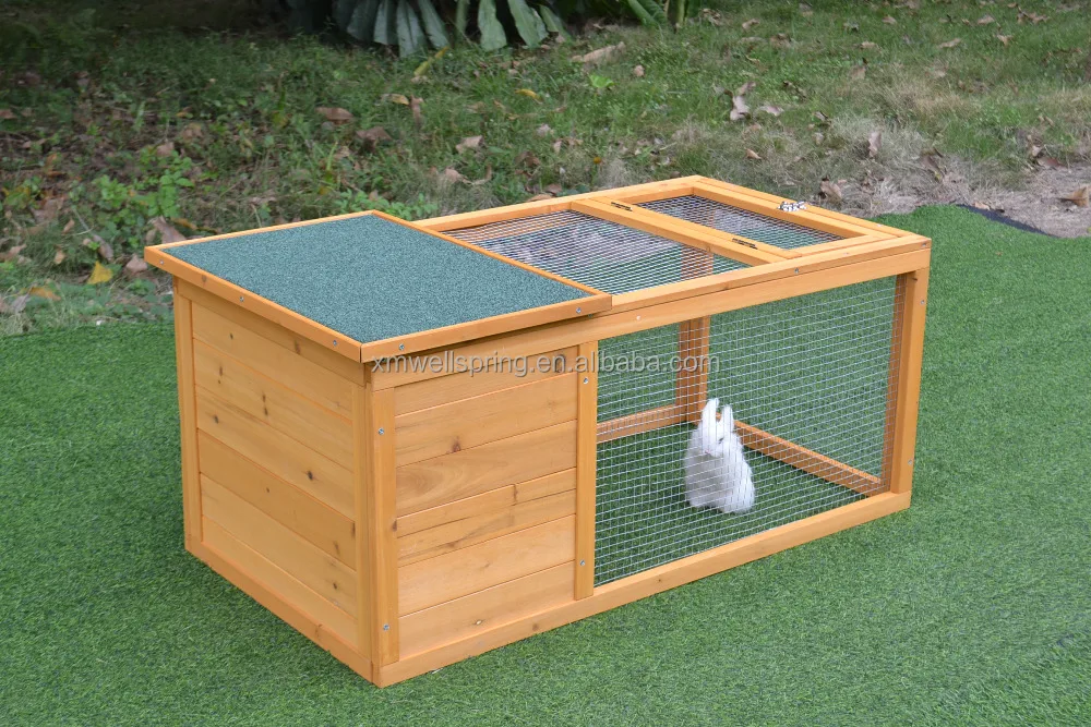 
wooden rabbit cage 