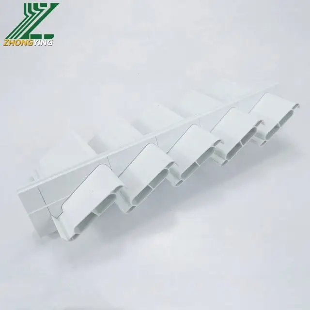 60#-88# Pvc Sliding Window Upvc Channel Strip Plastic Profile Factory Black White Frame Door Extrude Lead Free Extrusion Profile