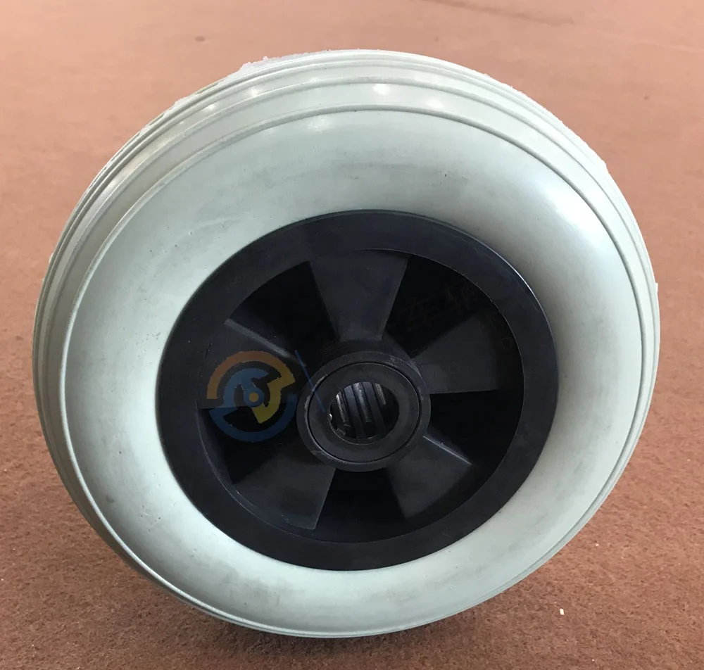 8 inch pu foam wheel 200x50mm pu foam tyre 8'x2' flat free wheel