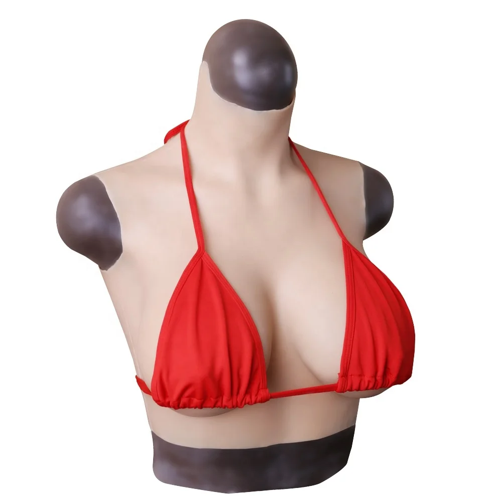 2019 NEW E -Cup Half Body Trandsgender Tits Crossdresser Breast Plate Breast Form Boobs